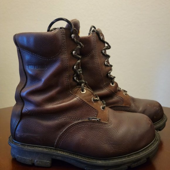 Men's Wolverine 8" Fusion Steel Toe Internal Meta Guard Work Boot W01664 Size 10 - Picture 3 of 11